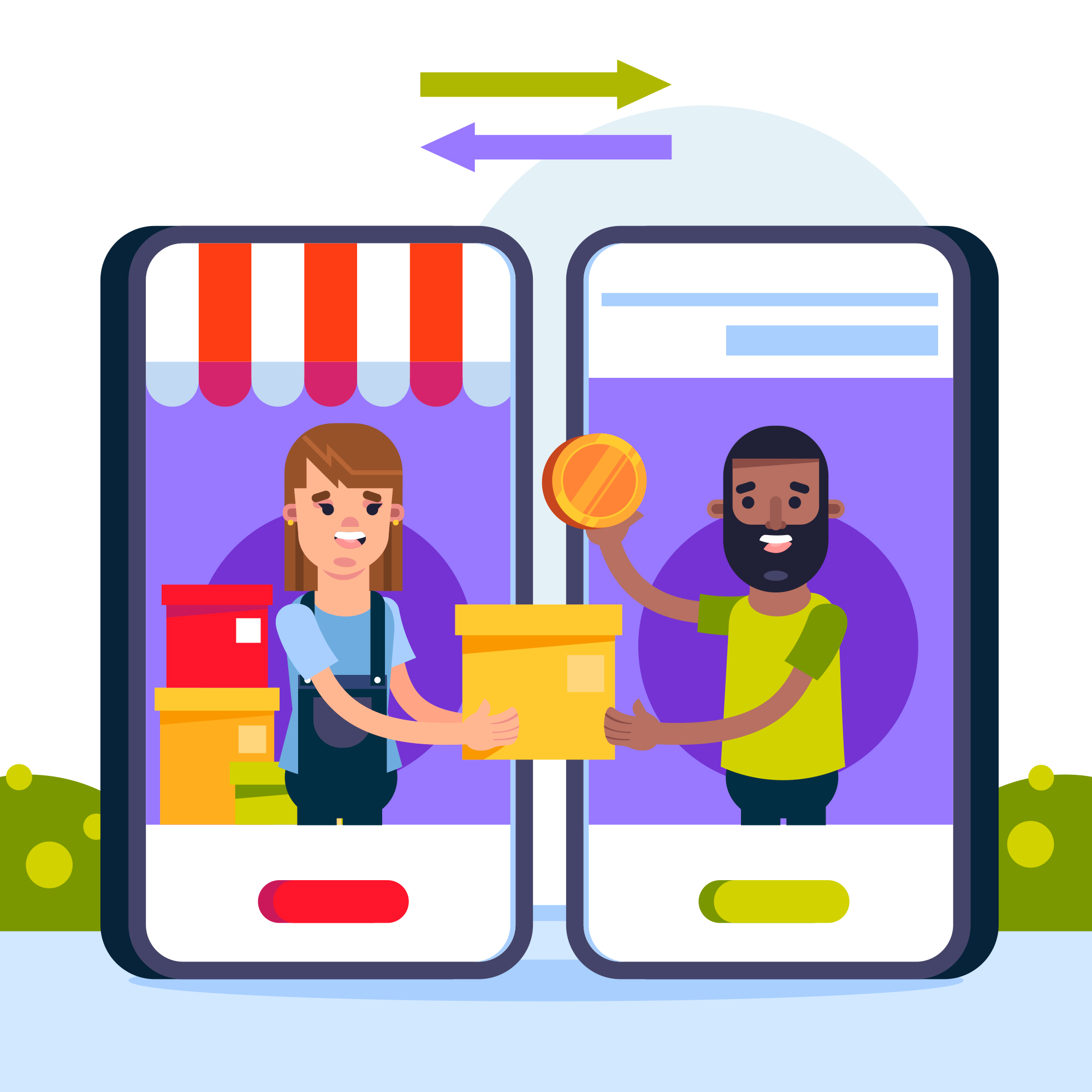 Sell your products on web and app